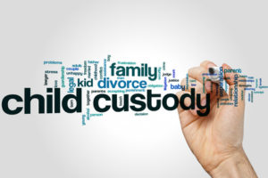 Image of "child custody" word cloud
